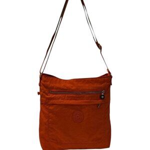 Kipling Women's Vintage Crossbody Shoulder Nylon Bag Salmon Orange